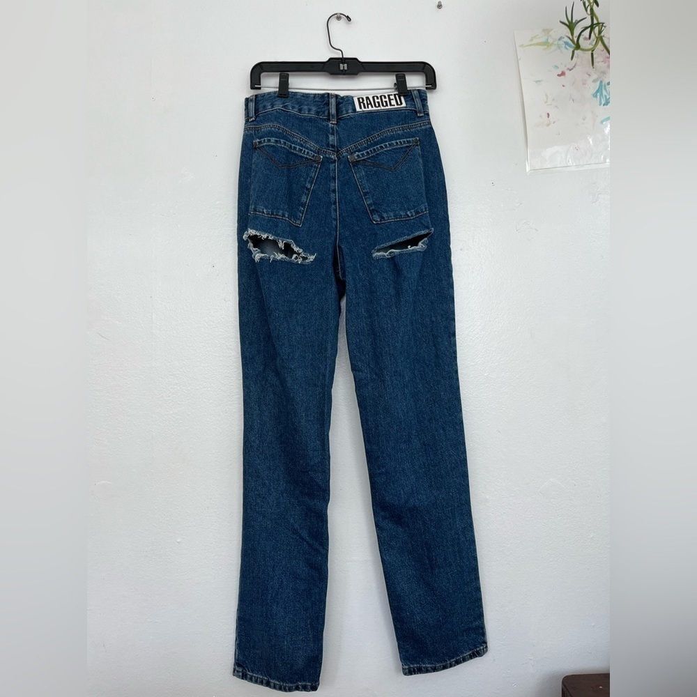 The Ragged Priest Blue High Rise Jeans